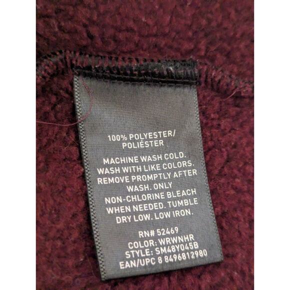 Swiss Tech Mens Maroon Full Zip Jacket Size 2XL Made in Jordan - Picture 4 of 10